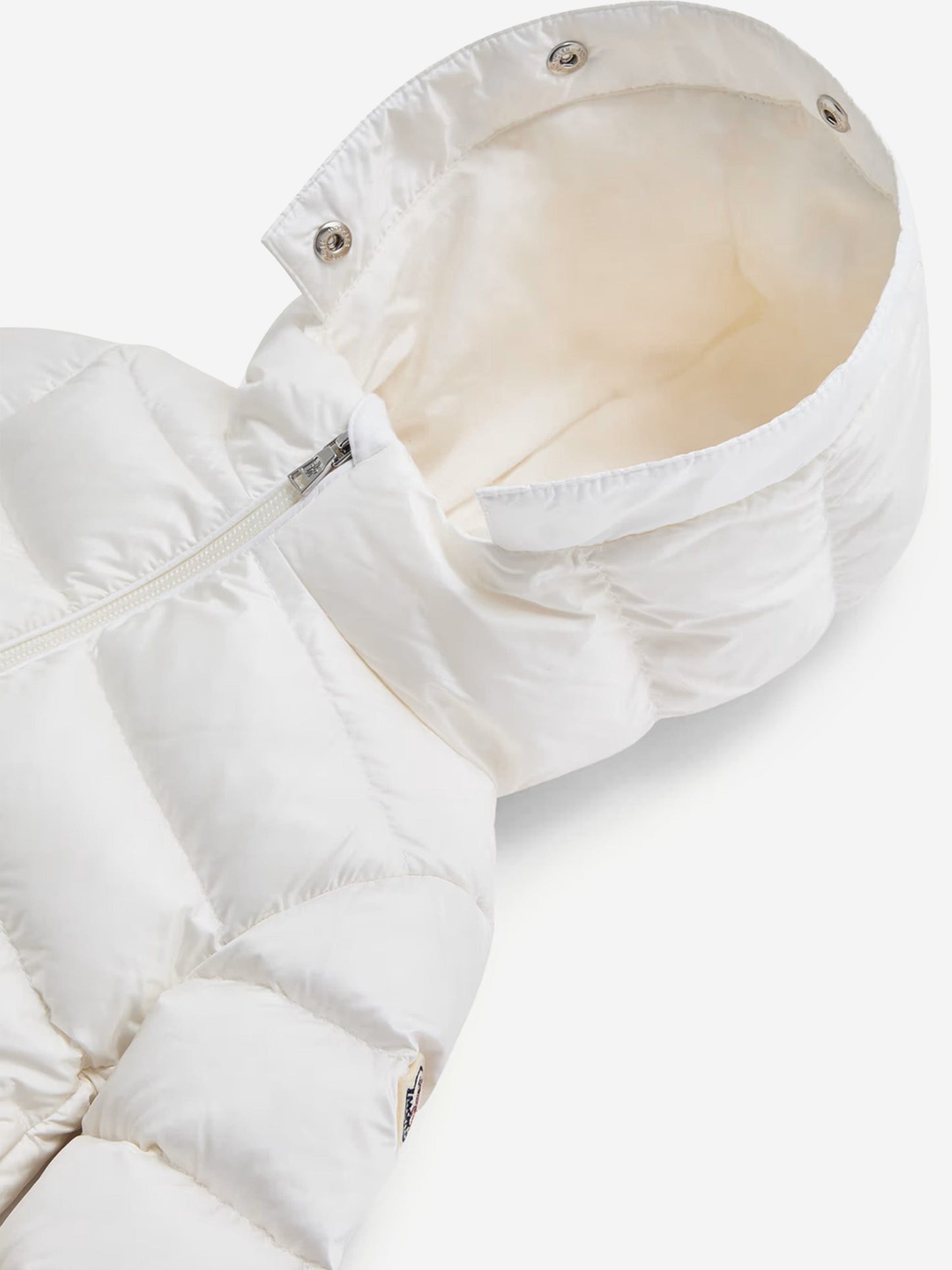 Moncler Enfant Baby Girls Down Padded Obie Jacket in Ivory