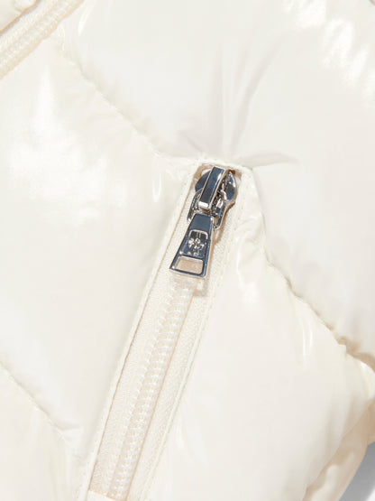 Moncler Enfant Baby Girls Down Padded Bady Jacket in Ivory