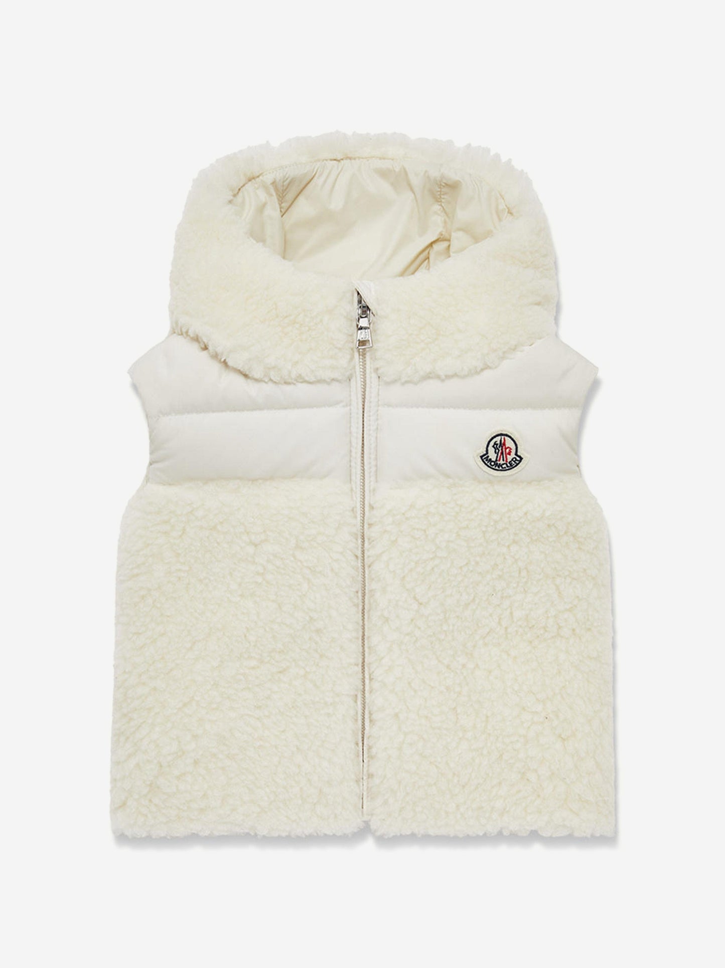 Moncler Enfant Baby Girls Down Botha Gilet in Ivory