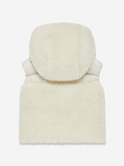 Moncler Enfant Baby Girls Down Botha Gilet in Ivory