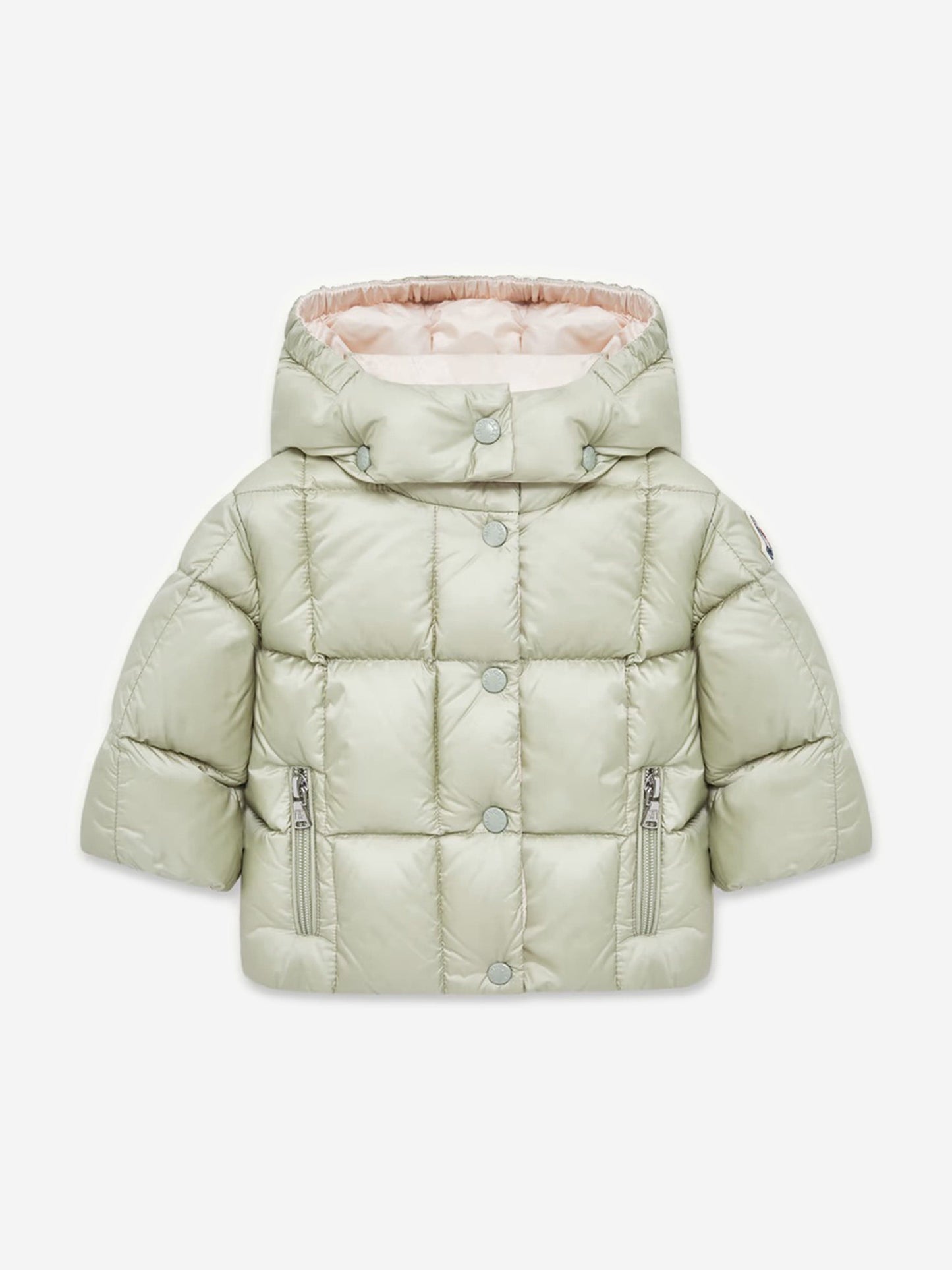 Moncler Enfant Baby Girls Down Padded Parana Jacket in Green