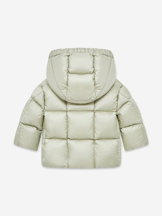 Moncler Enfant Baby Girls Down Padded Parana Jacket in Green