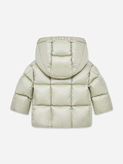 Moncler Enfant Baby Girls Down Padded Parana Jacket in Green