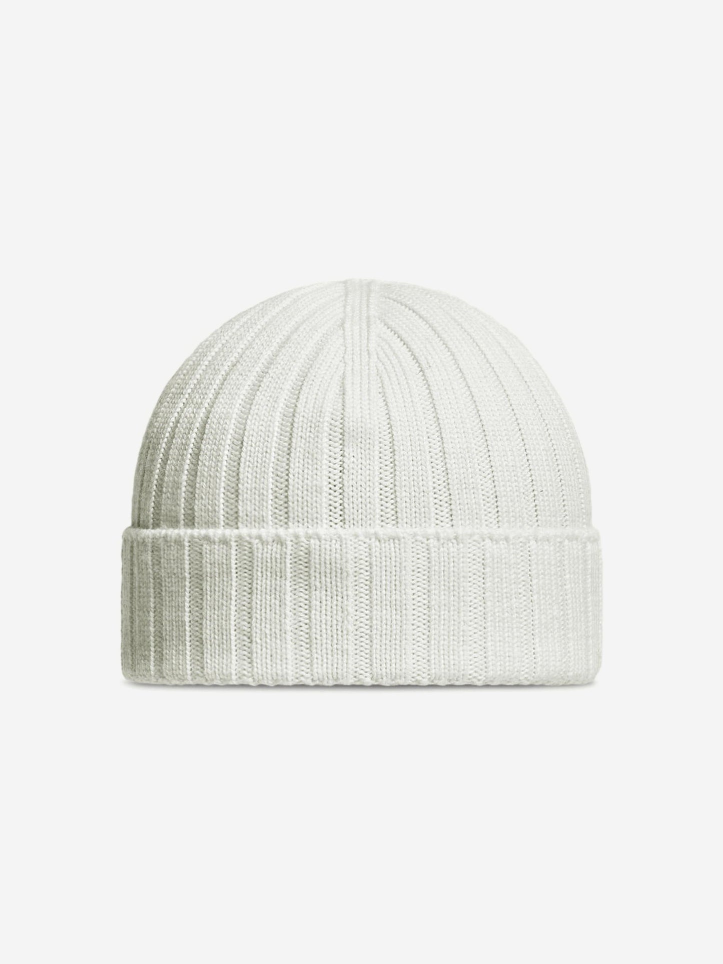 Moncler Enfant Baby Wool Beanie Hat in Ivory