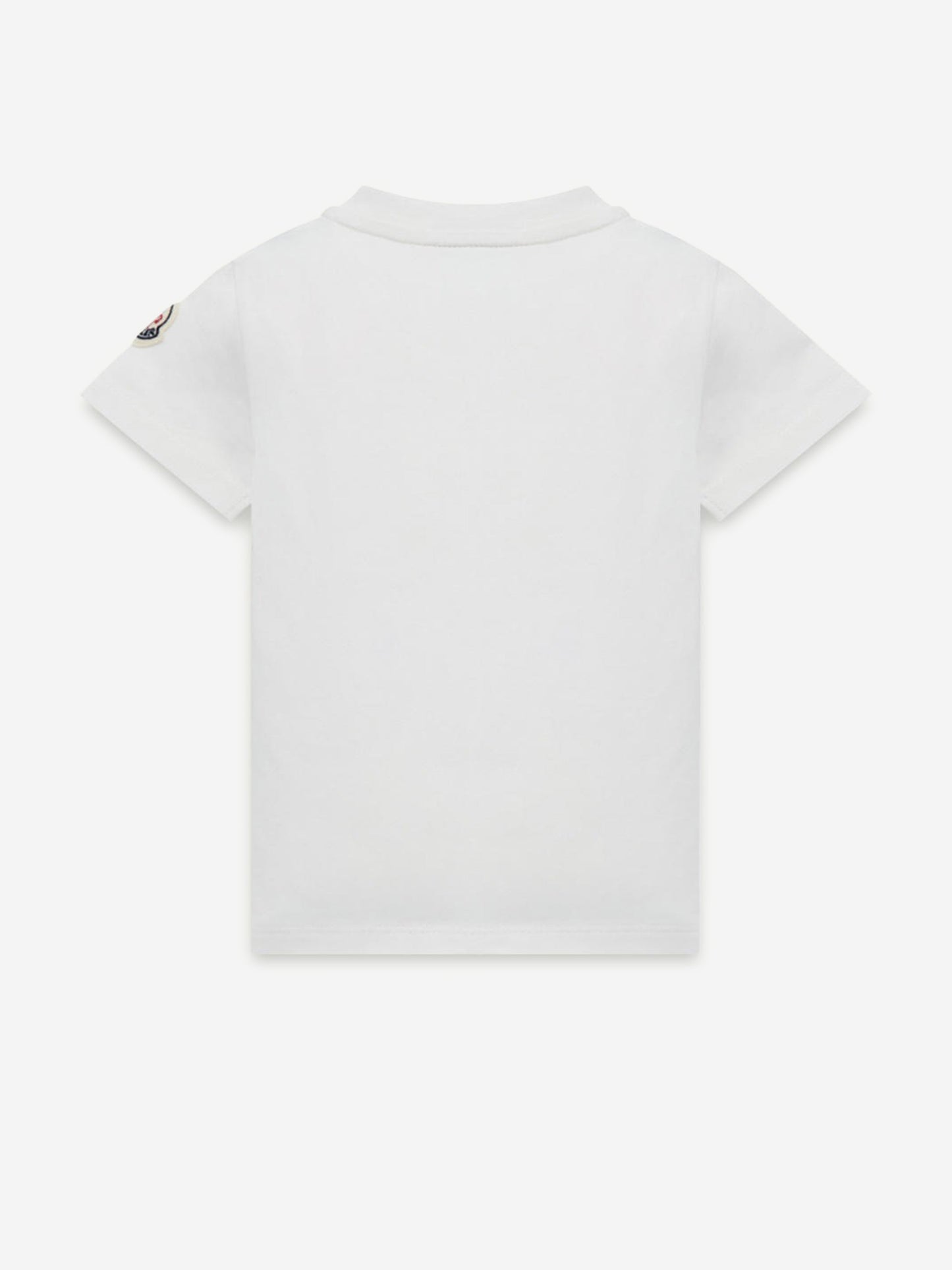 Moncler Enfant Baby Girls Logo T-Shirt in Ivory