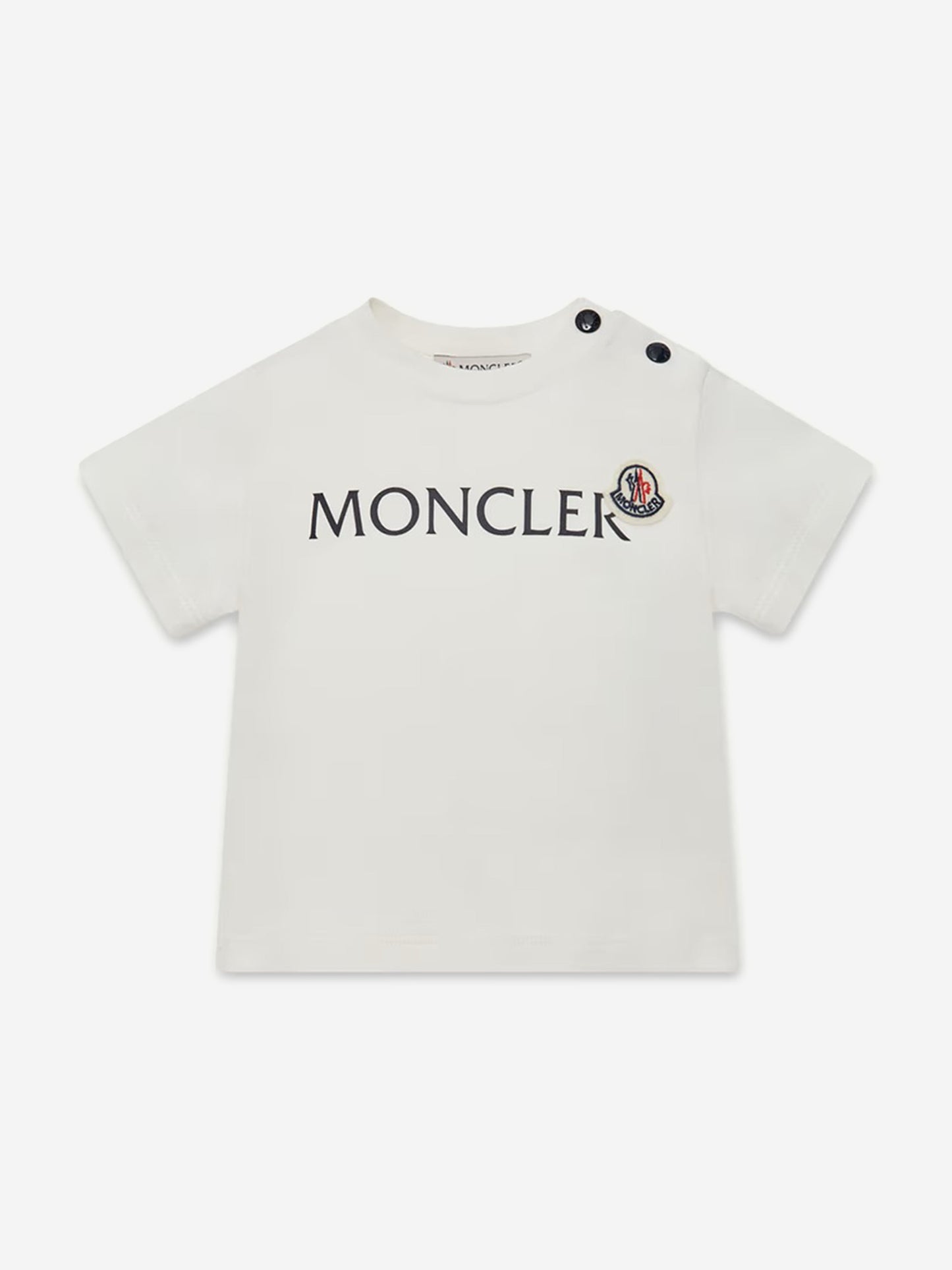 Moncler Enfant Baby Boys Logo T-Shirt in Ivory
