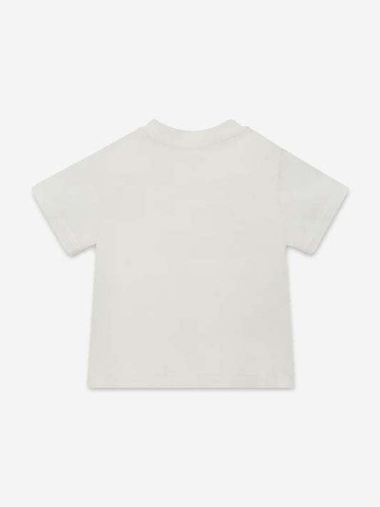 Moncler Enfant Baby Boys Logo T-Shirt in Ivory