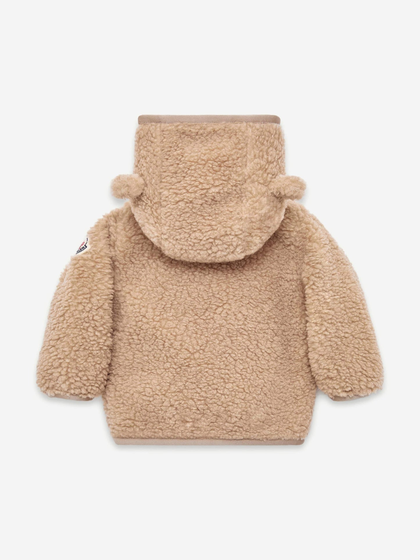Moncler Enfant Baby Boys Teddy Fleece Zip Up Top in Beige