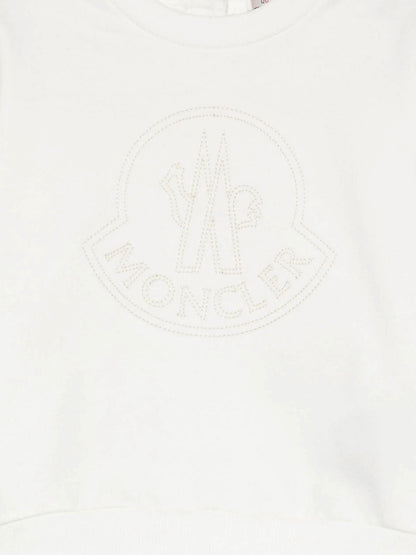 Moncler Enfant Baby Boys Logo Sweatshirt in Ivory