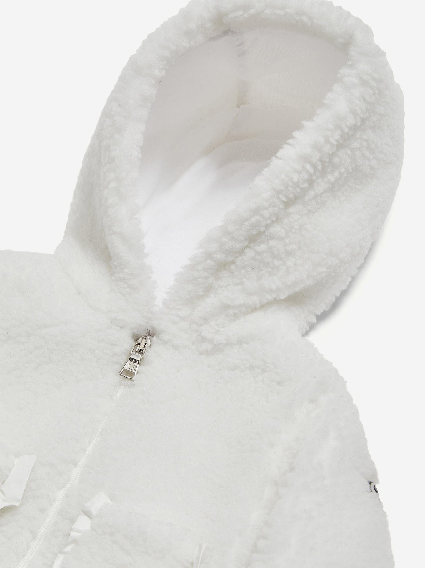Moncler Enfant Baby Girls Zip Up Cardigan in White