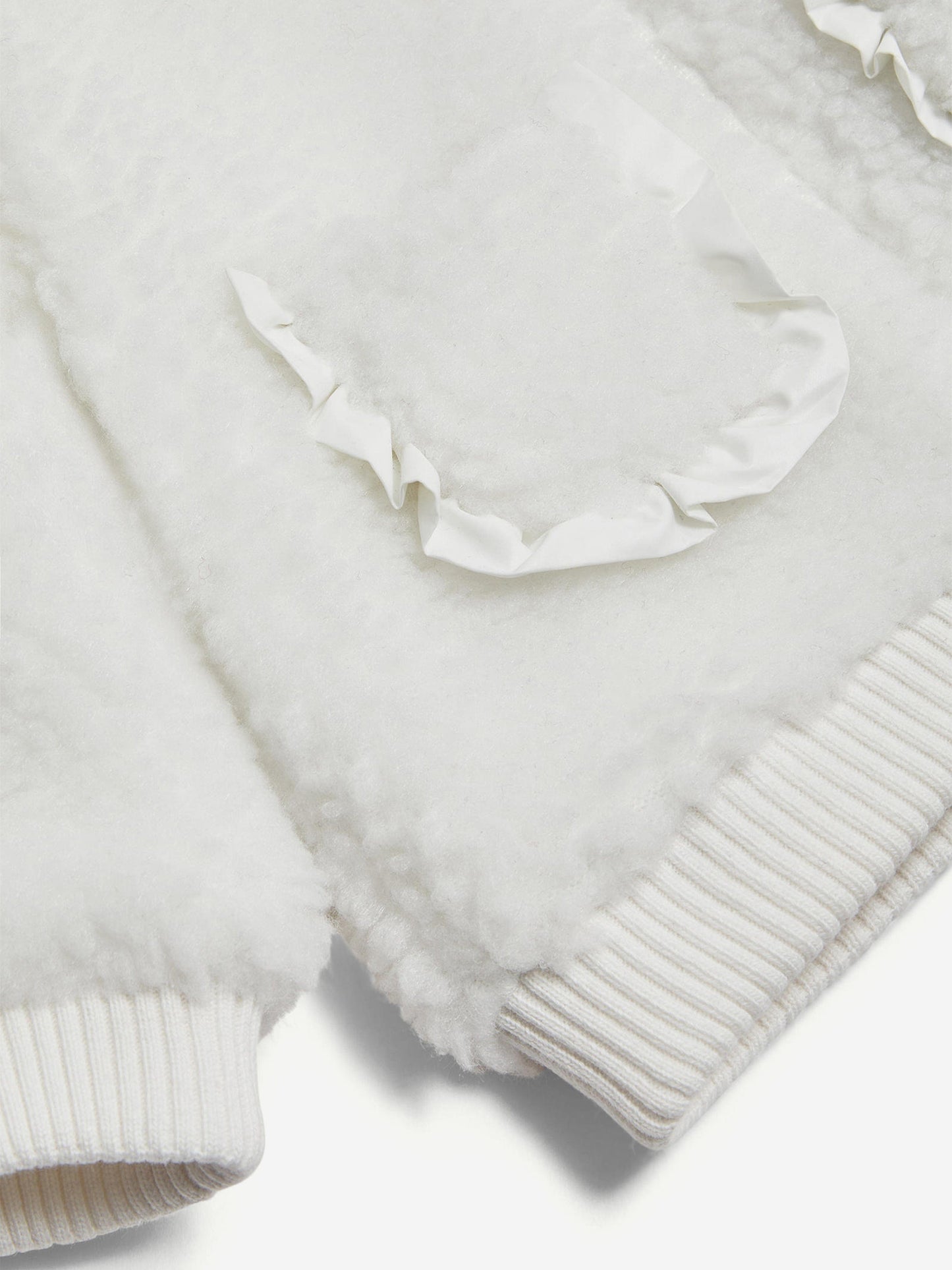 Moncler Enfant Baby Girls Zip Up Cardigan in White