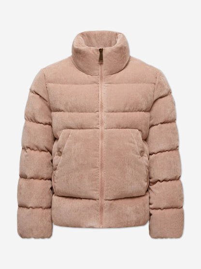 Moncler Enfant Girls Down Padded Marth Jacket in Pink