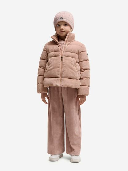 Moncler Enfant Girls Down Padded Marth Jacket in Pink
