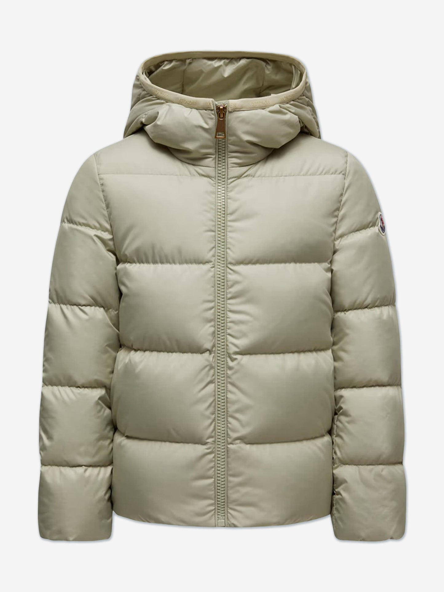 Moncler Enfant Girls Down Padded Beulah Jacket in Green