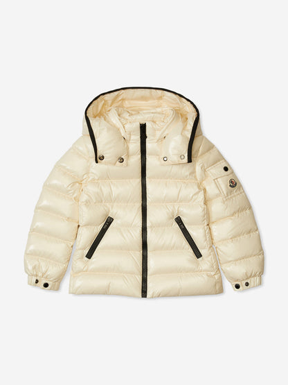 Moncler Enfant Girls Down Padded Bady Jacket in Ivory