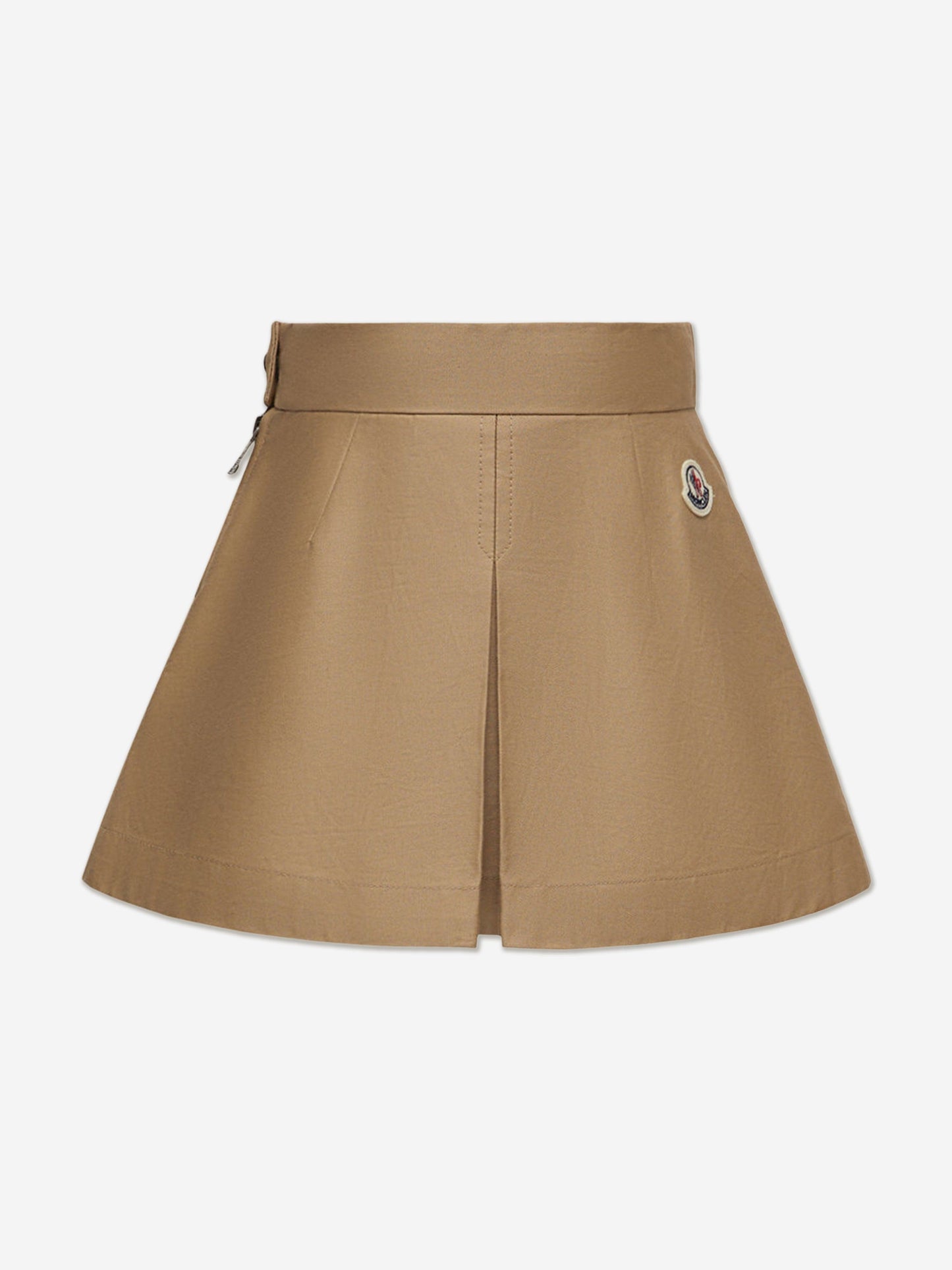 Moncler Enfant Girls Pleated Skirt in Beige