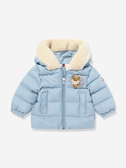 Moncler Enfant Baby Boys Kesimur Down Padded Jacket in Blue