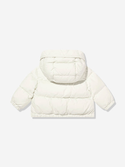 Moncler Enfant Baby Girls Laurie Down Padded Jacket in Ivory
