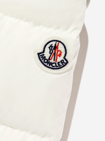 Moncler Enfant Baby Girls Laurie Down Padded Jacket in Ivory