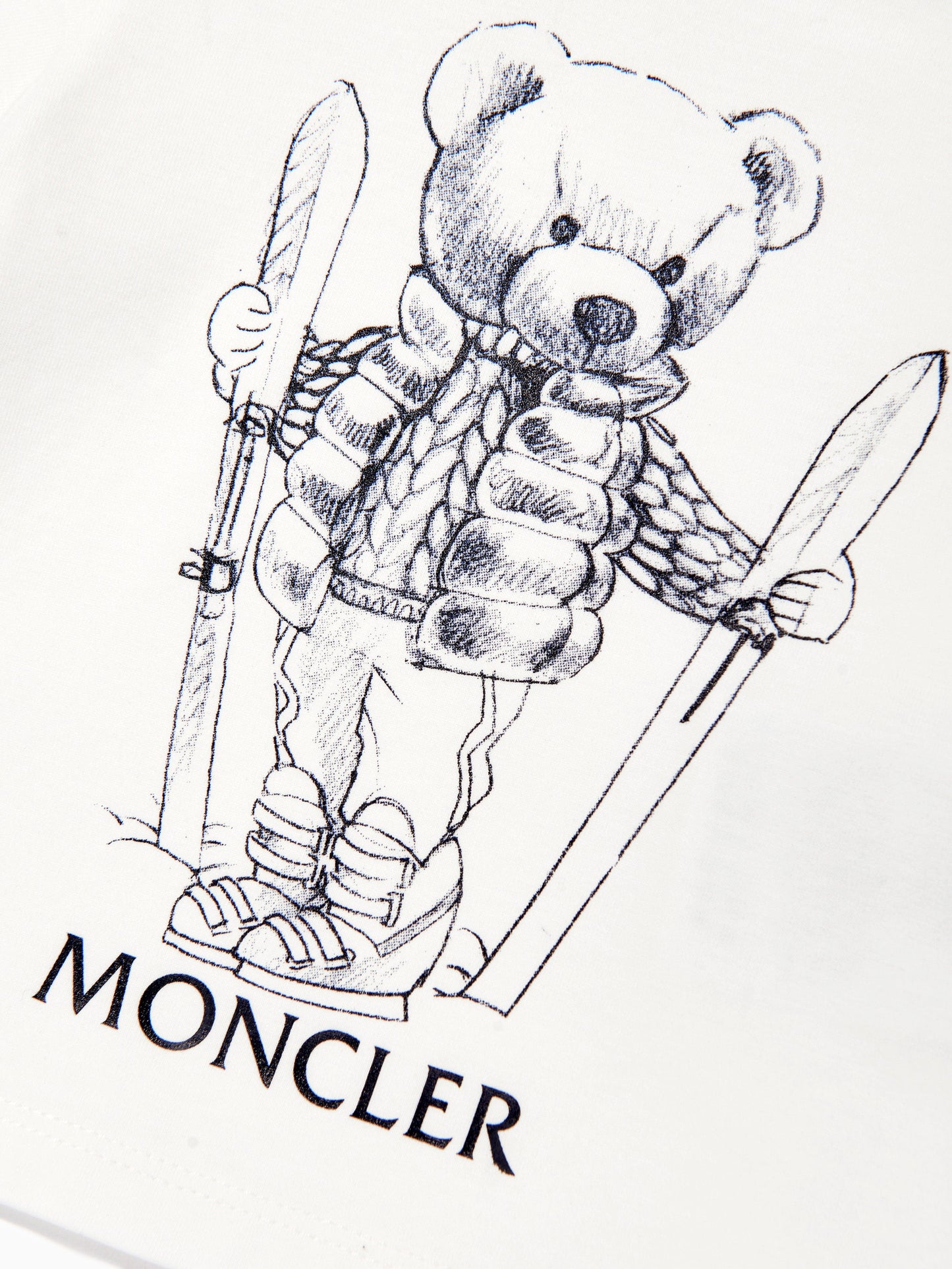 Moncler Enfant Baby Boys Ski Bear T-Shirt in Ivory