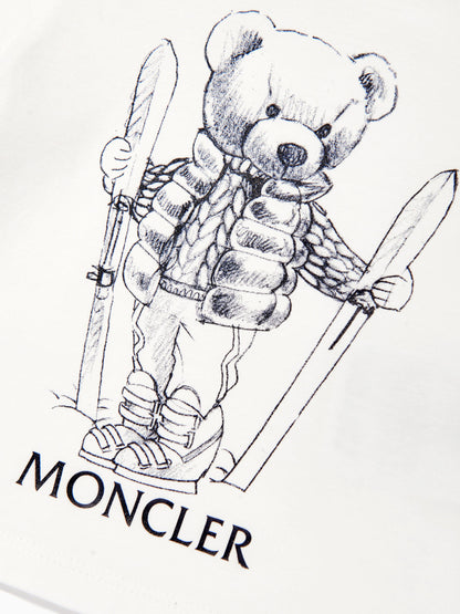 Moncler Enfant Baby Boys Ski Bear T-Shirt in Ivory