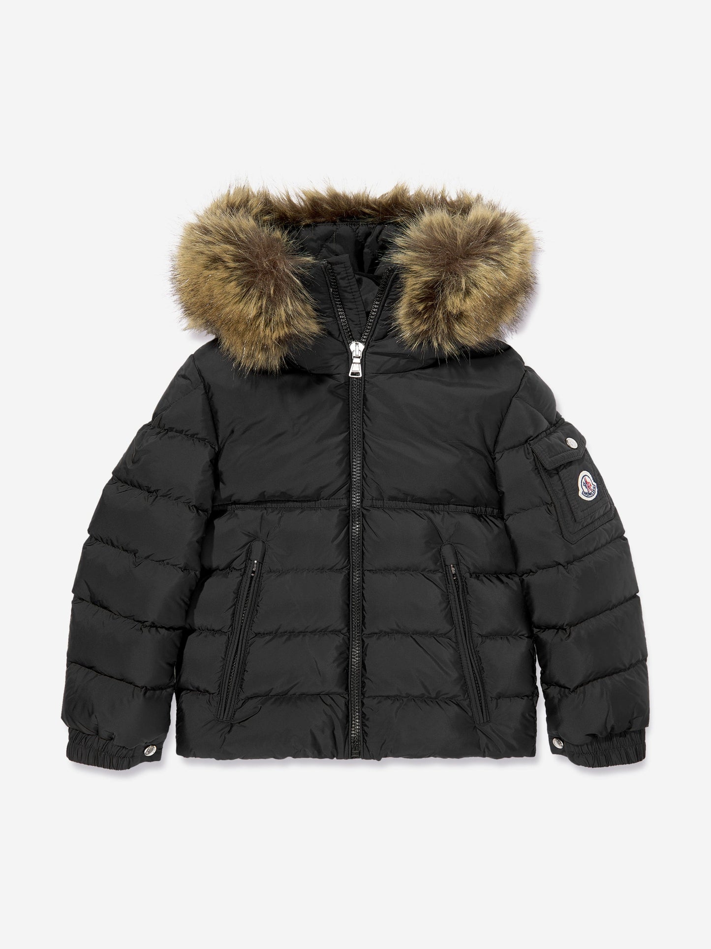 Moncler Enfant Boys New Byrone Down Padded Jacket in Black