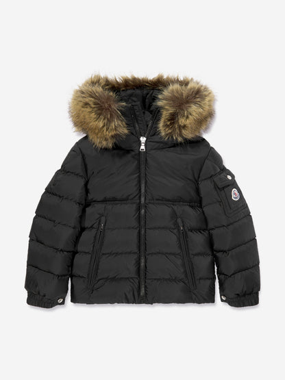 Moncler Enfant Boys New Byrone Down Padded Jacket in Black