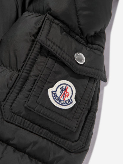 Moncler Enfant Boys New Byrone Down Padded Jacket in Black