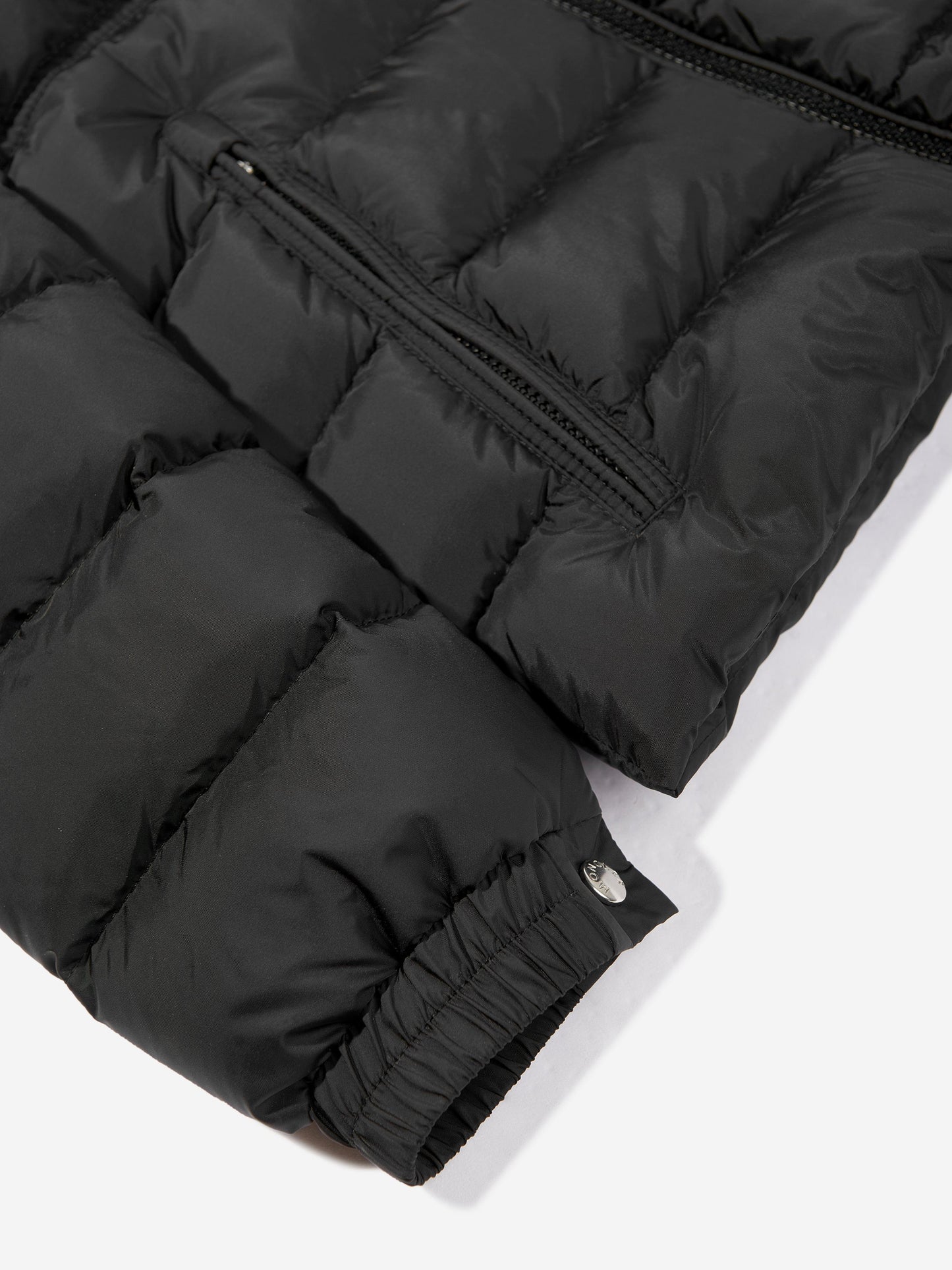 Moncler Enfant Boys New Byrone Down Padded Jacket in Black