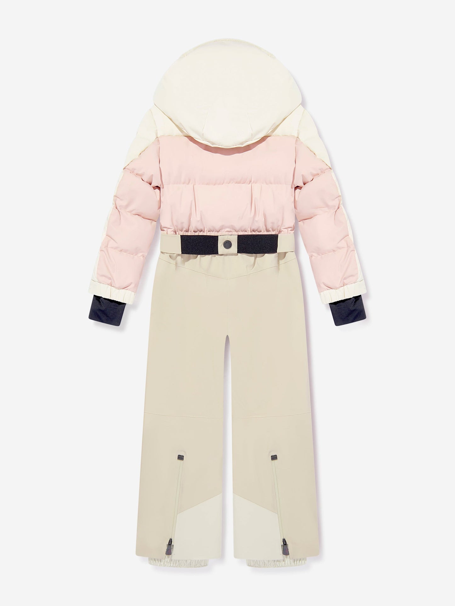 Moncler Enfant Girls Grenoble Down Padded Ski Suit in Pink