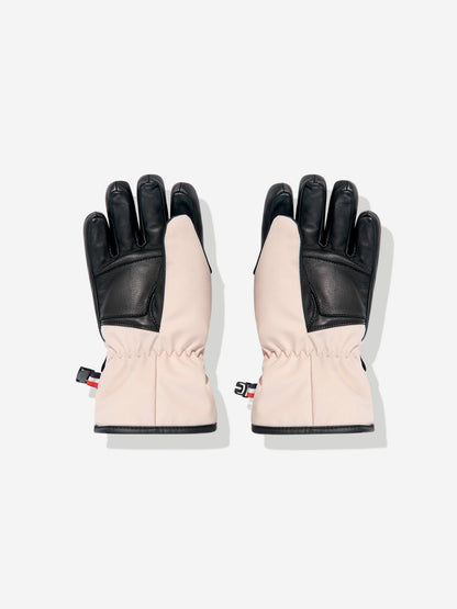 Moncler Enfant Girls Grenoble Ski Gloves in Pink