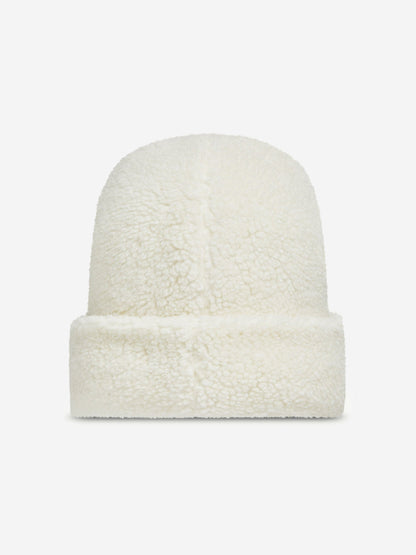 Moncler Enfant Kids Grenoble Hat in Ivory
