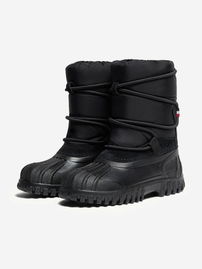 Moncler Enfant Kids Grenoble Chris Snow Boots in Black