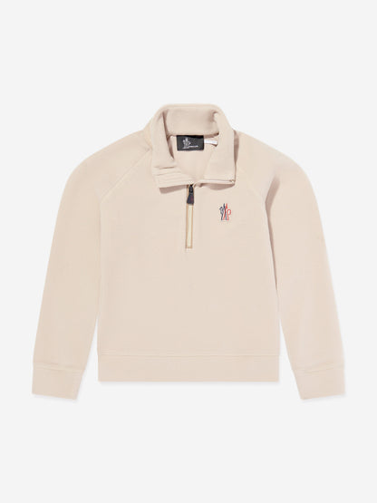 Moncler Enfant Kids Grenoble Thermal Top in Beige