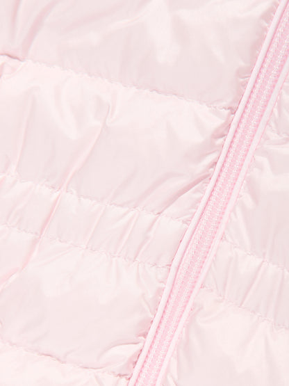 Moncler Enfant Baby Girls Down Padded Dalles Jacket in Pink