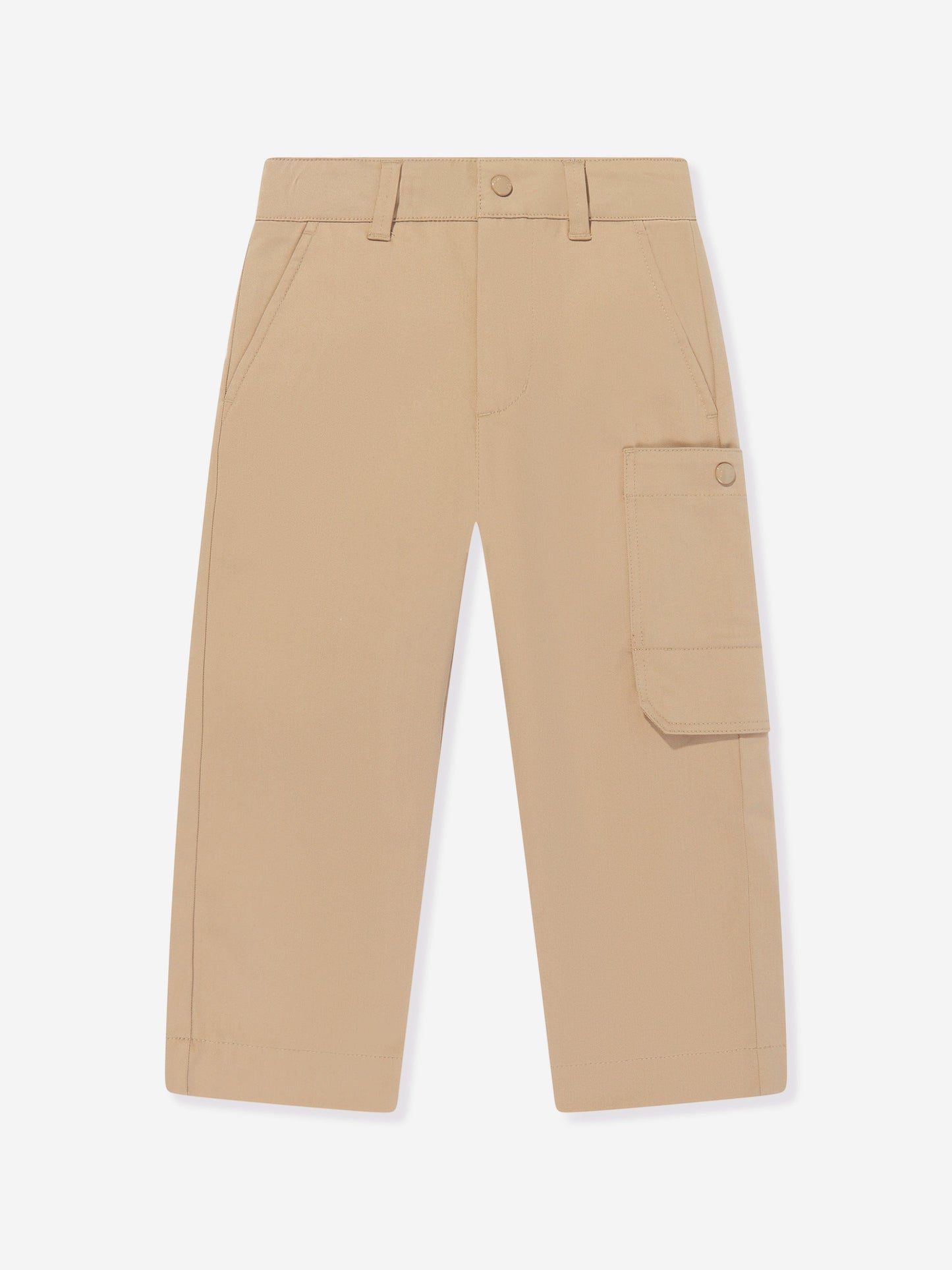 Moncler Enfant Boys Cargo Trousers in Beige