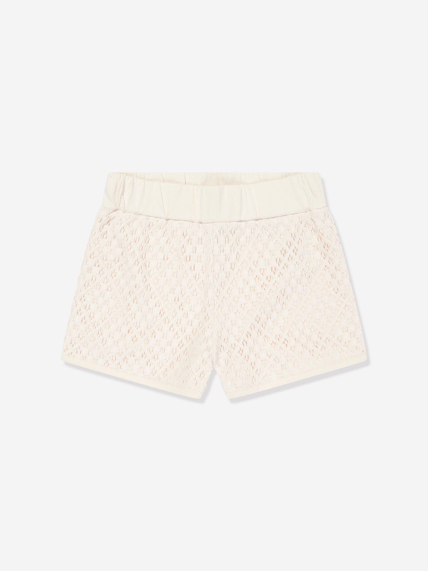 Moncler Enfant Girls Short Set in Ivory