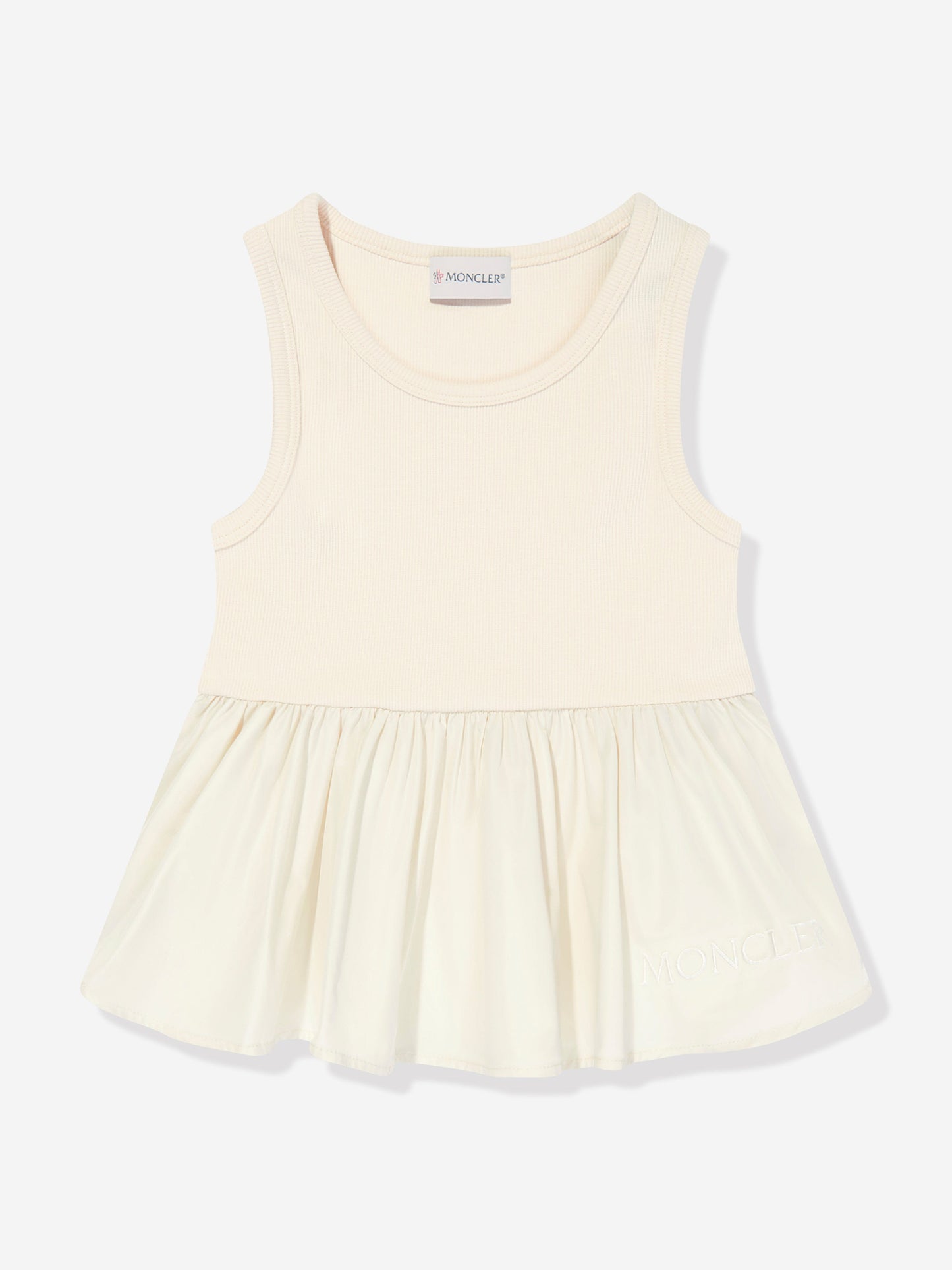 Moncler Enfant Girls Sleeveless Top in Ivory