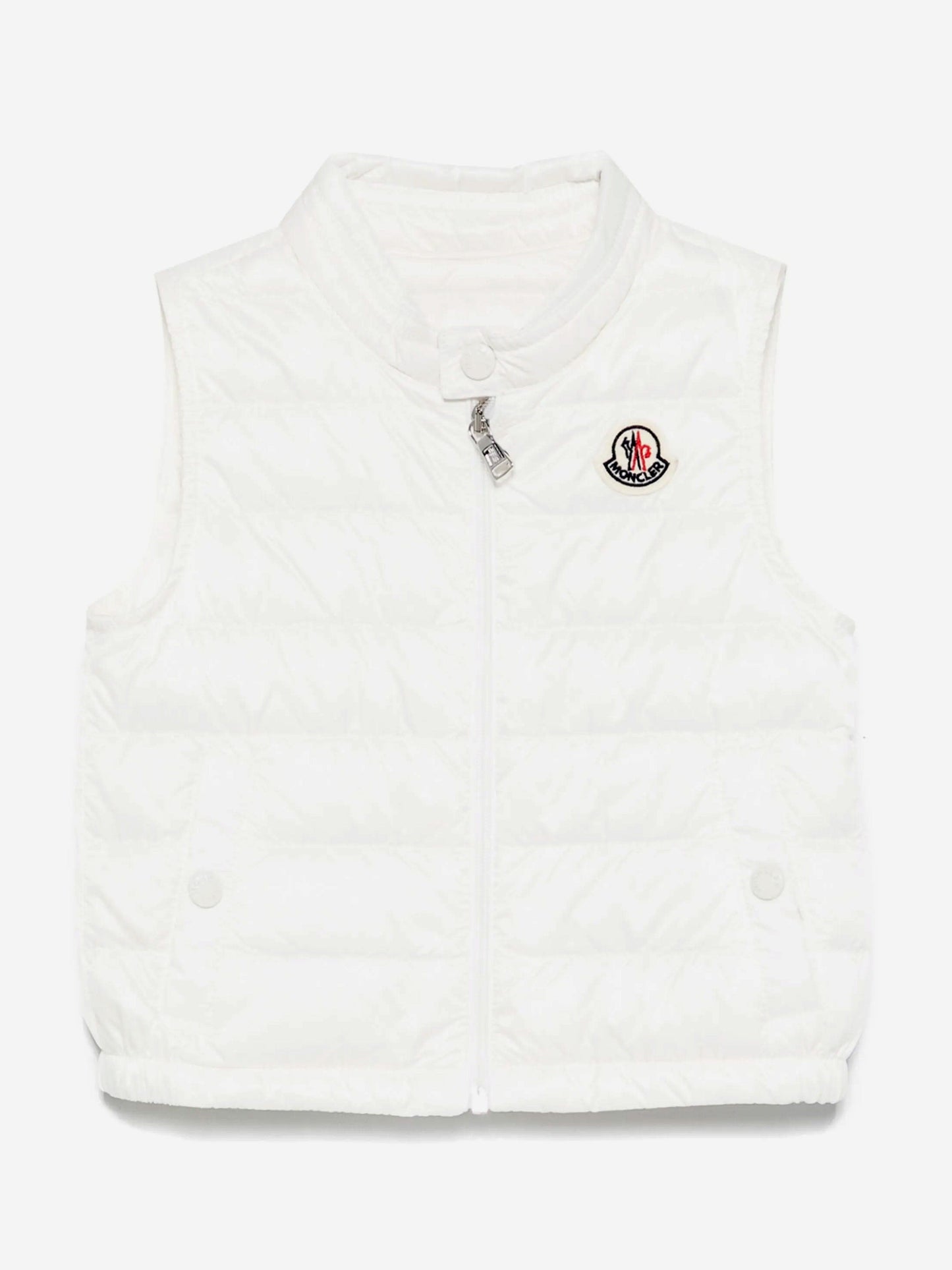 Moncler Enfant Baby Boys Down Padded New Amaury Gilet in Ivory