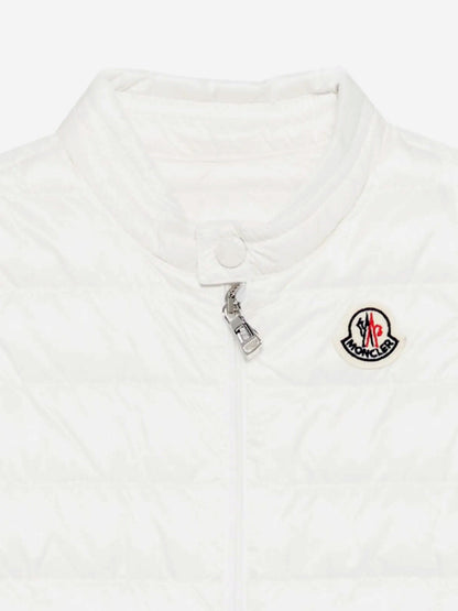 Moncler Enfant Baby Boys Down Padded New Amaury Gilet in Ivory
