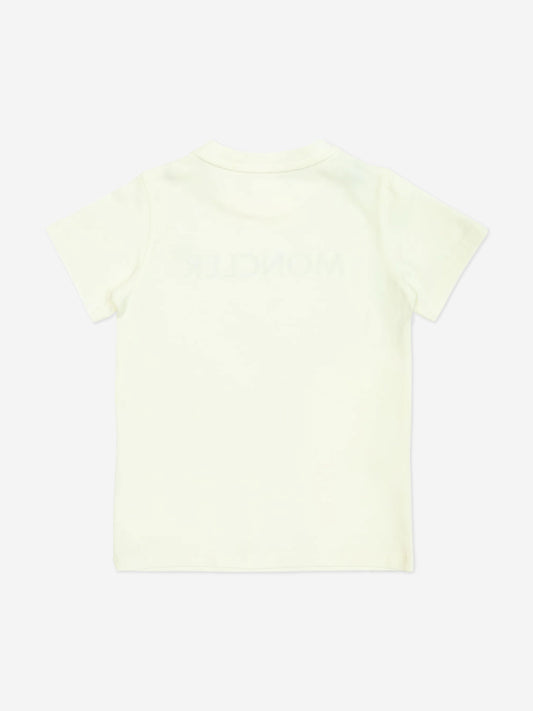 Moncler Enfant Baby Boys Logo T-Shirt in Ivory