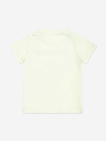 Moncler Enfant Baby Boys Logo T-Shirt in Ivory