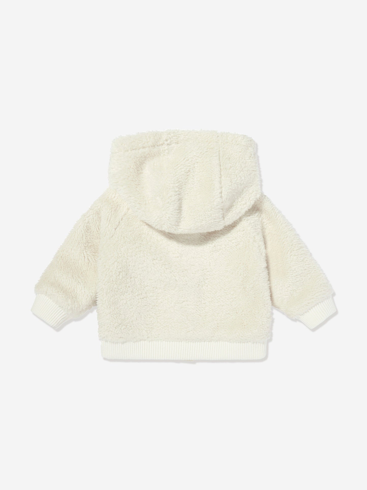 Moncler Enfant Baby Girls Down Padded Zip Up Top in Ivory