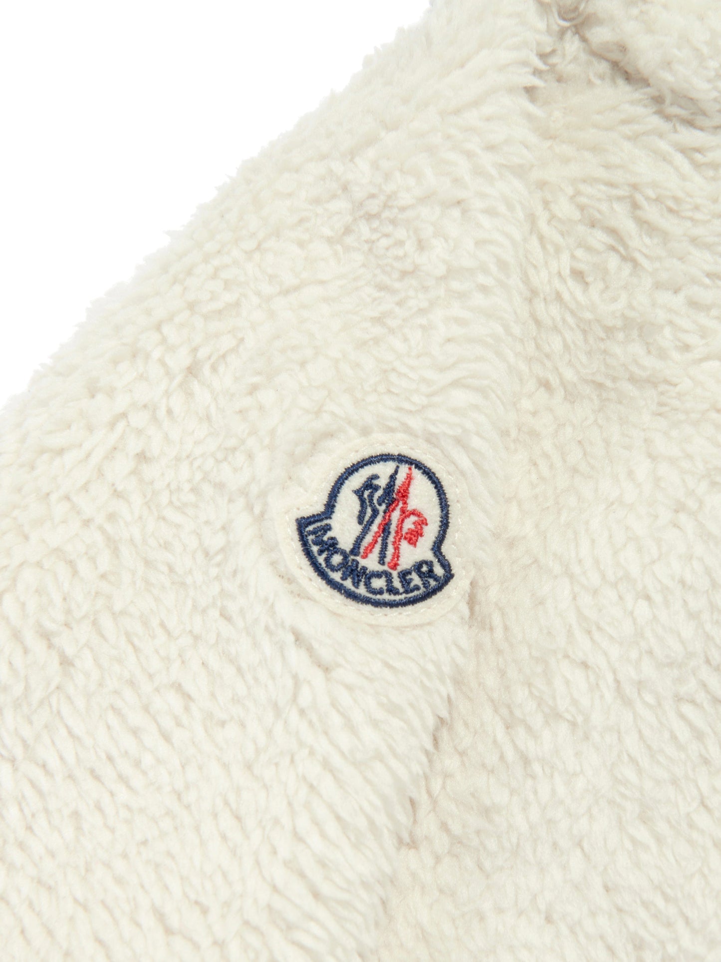 Moncler Enfant Baby Girls Down Padded Zip Up Top in Ivory