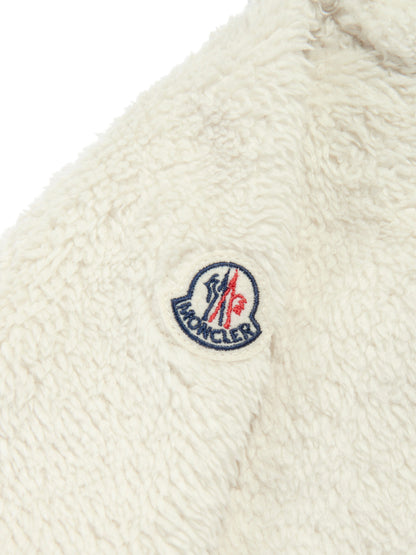 Moncler Enfant Baby Girls Down Padded Zip Up Top in Ivory
