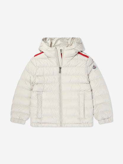Moncler Enfant Kids Down Padded Donvar Jacket in Ivory