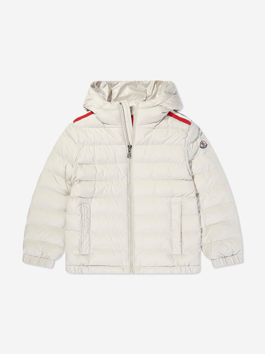 Moncler Enfant Kids Down Padded Donvar Jacket in Ivory
