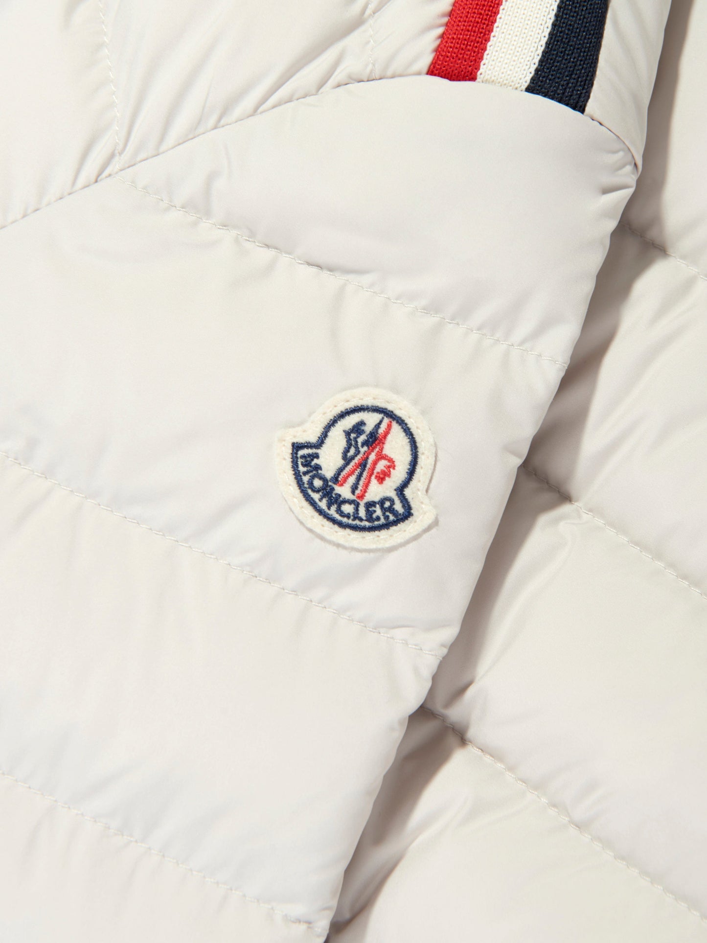 Moncler Enfant Kids Down Padded Donvar Jacket in Ivory