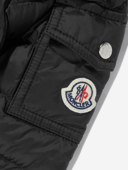 Moncler Enfant Boys Down Padded Lauros Jacket in Black