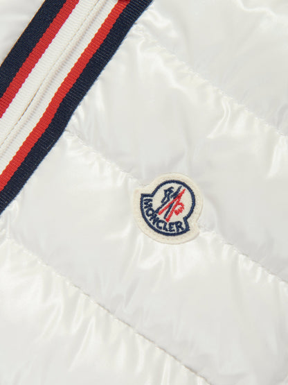 Moncler Enfant Boys Down Padded Dorcas Gilet in ivory